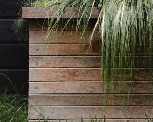 Houten bloembak op maat